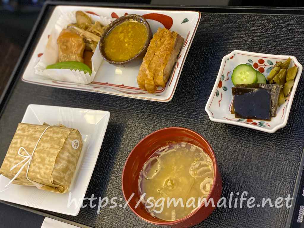 和食メイン【JAL国際線ビジネスクラス】機内食レポ シンガポール⇔羽田