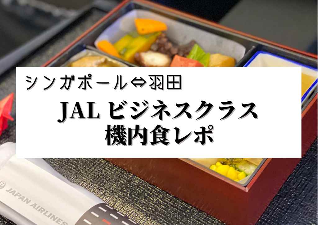 【JAL国際線ビジネスクラス】機内食レポ シンガポール⇔羽田